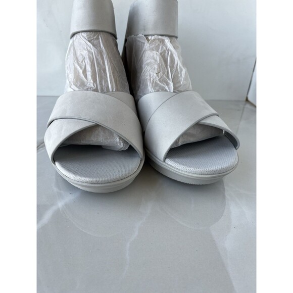 Naturalizer Womens Riviera Gray Wedge Heels Sandals Shoes Sz 11 M New - Picture 6 of 16